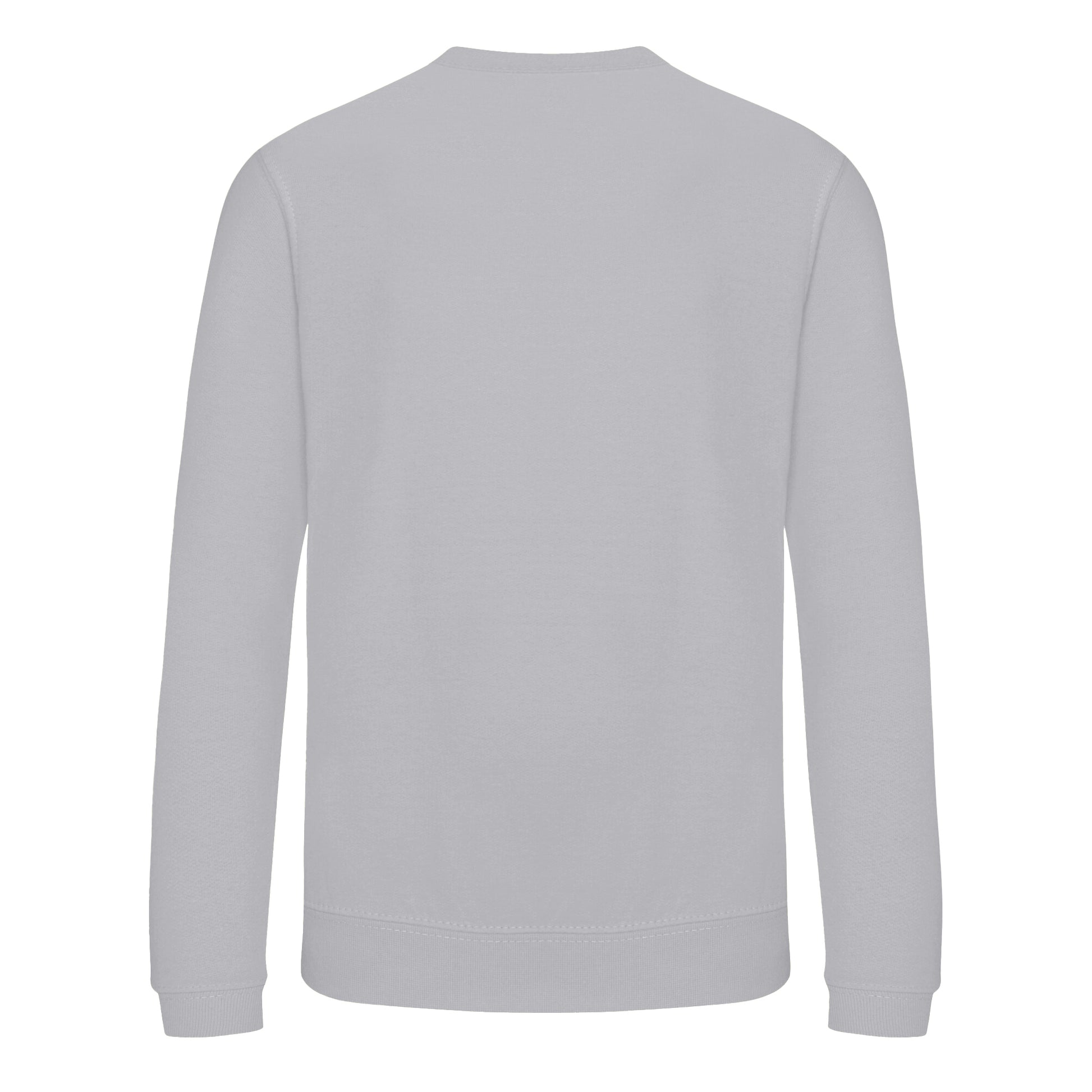 Grey - Back - Awdis Childrens-Kids Academy V Neck Sweatshirt