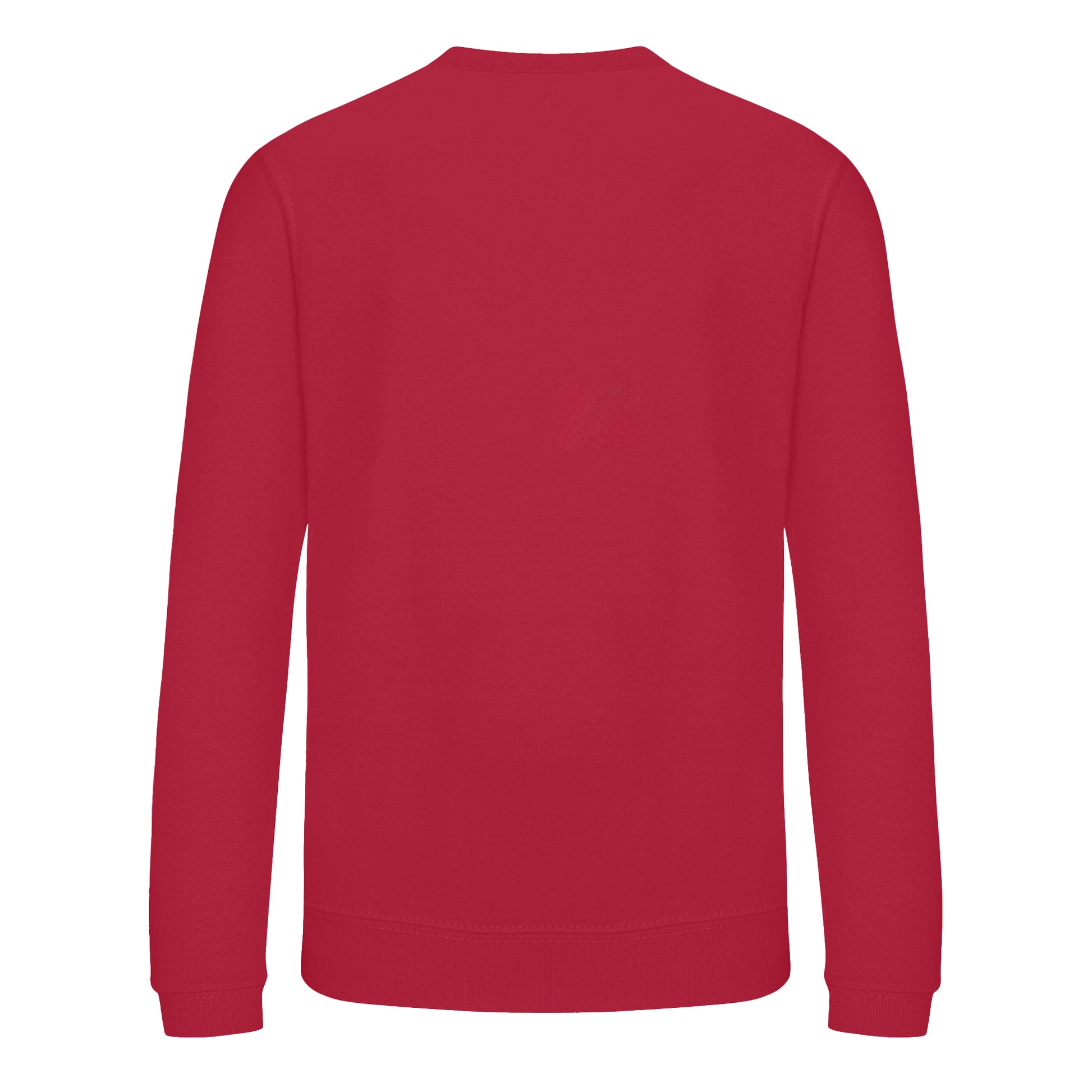 Red - Back - Awdis Childrens-Kids Academy V Neck Sweatshirt