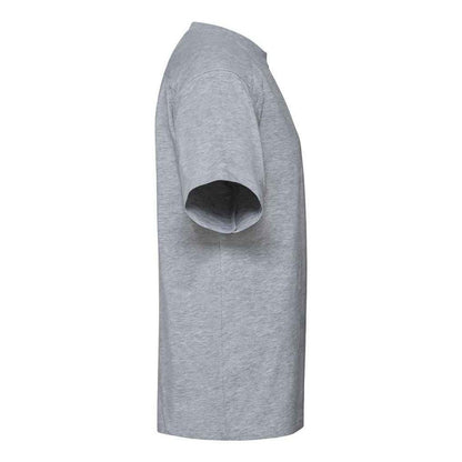 Light Oxford - Side - Russell Mens Viscose Heavyweight T-Shirt