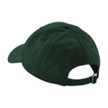 Bottle Green - Back - Beechfield 6 Panel Low Profile Cap