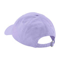 Lavender - Back - Beechfield 6 Panel Low Profile Cap