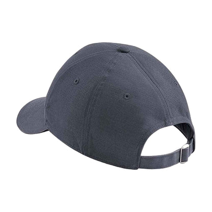 Graphite Grey-Black - Back - Beechfield Athleisure 6 Panel Baseball Cap