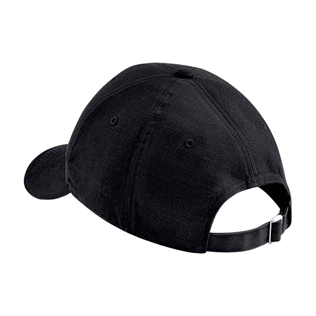 Black-Graphite Grey - Back - Beechfield Athleisure 6 Panel Baseball Cap