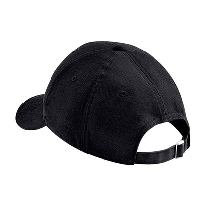 Black-Graphite Grey - Back - Beechfield Athleisure 6 Panel Baseball Cap