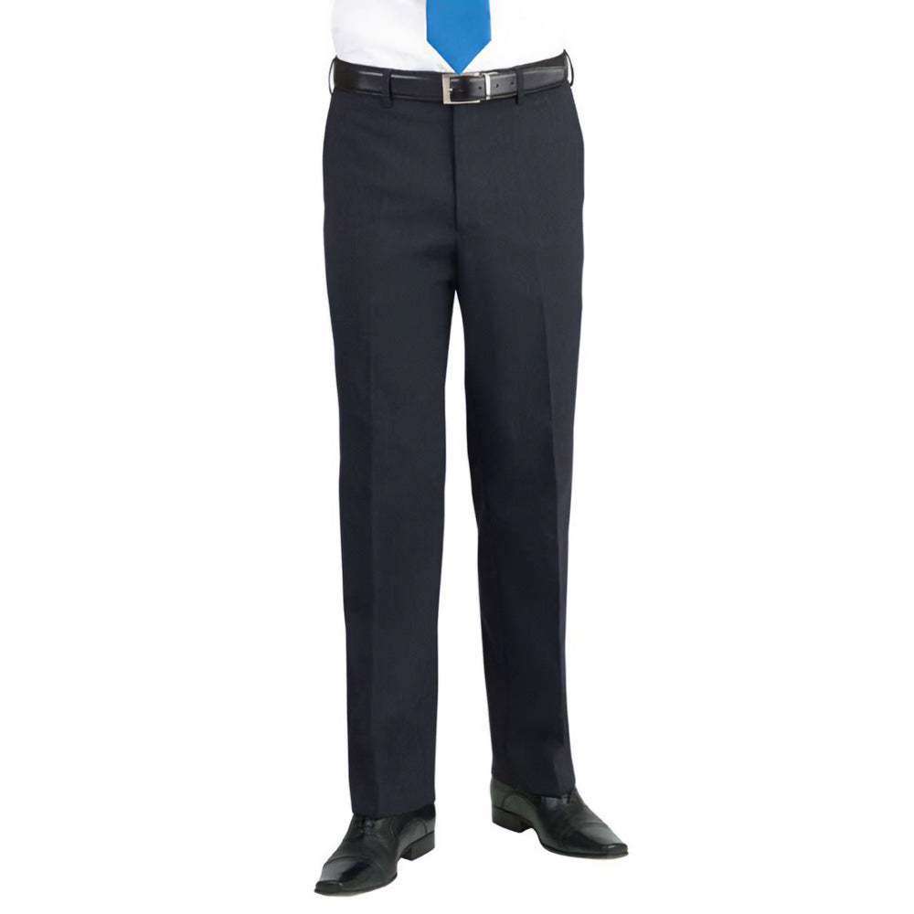 Navy - Front - Brook Taverner Mens Concept Apollo Trousers