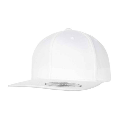 White - Front - Flexfit Organic Cotton Snapback Baseball Cap