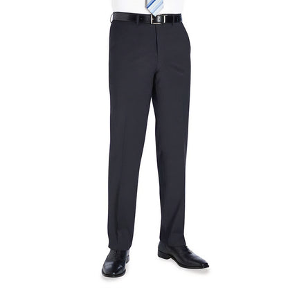 Navy - Front - Brook Taverner Mens Sophisticated Avalino Trousers