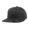 Dark Grey - Front - Flexfit Flat Peak Baseball Cap