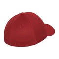 Red - Back - Flexfit Tactel Mesh Panel Baseball Cap
