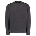 Dark Grey Marl - Front - Kustom Kit Mens Klassic Drop Shoulder Sweatshirt