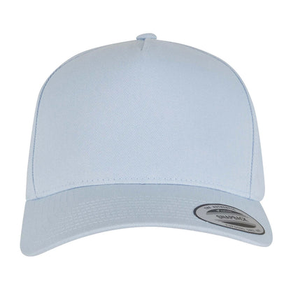 Light Blue - Side - Flexfit 5 Panel Snapback Classic Baseball Cap