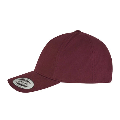 Maroon - Front - Flexfit 5 Panel Snapback Classic Baseball Cap