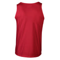 Red - Back - Gildan Unisex Adult Softstyle Tank Top