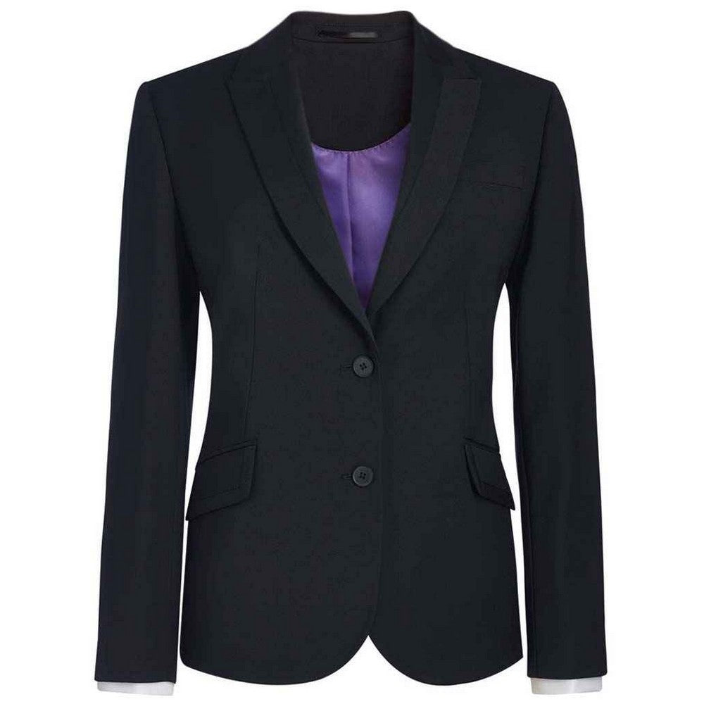 Black - Front - Brook Taverner Womens-Ladies Sophisticated Novara Suit Jacket