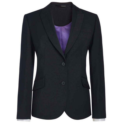 Black - Front - Brook Taverner Womens-Ladies Sophisticated Novara Suit Jacket