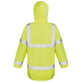 Fluorescent Yellow - Back - Result Core Unisex Adult Motorway Hi-Vis Jacket