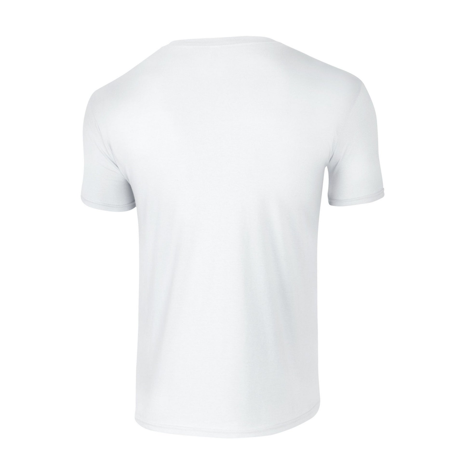 White - Back - Gildan Unisex Adult Softstyle Plain Ringspun Cotton T-Shirt