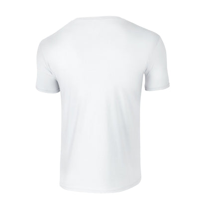 White - Back - Gildan Unisex Adult Softstyle Plain Ringspun Cotton T-Shirt