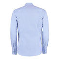 Light Blue - Back - Kustom Kit Mens Oxford Slim Long-Sleeved Shirt