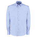 Light Blue - Front - Kustom Kit Mens Oxford Slim Long-Sleeved Shirt