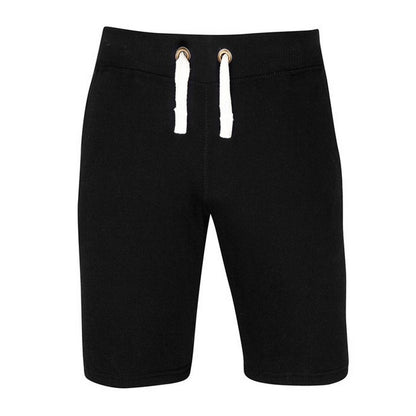 Jet Black - Front - Awdis Mens Campus Casual Shorts