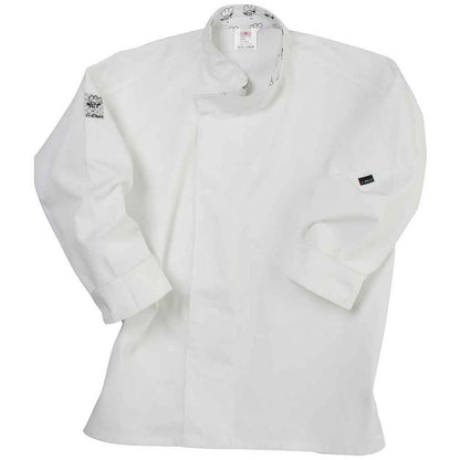 White - Front - Le Chef Unisex Adult Academy Long-Sleeved Chef Tunic