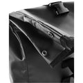 Black - Side - Bagbase Roll Top Tarpaulin Backpack
