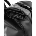 Black - Lifestyle - Bagbase Roll Top Tarpaulin Backpack
