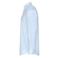 Light Blue - Side - Premier Mens Supreme Poplin Formal Shirt