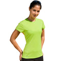 Lime - Back - Spiro Womens-Ladies Performance Quick Dry T-Shirt