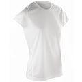 White - Back - Spiro Womens-Ladies Performance Quick Dry T-Shirt