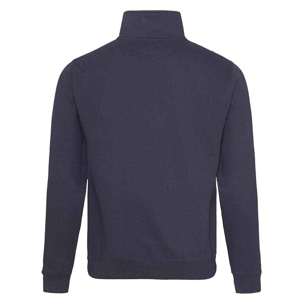 New French Navy - Back - Awdis Mens Sophomore Zip Neck Sweatshirt