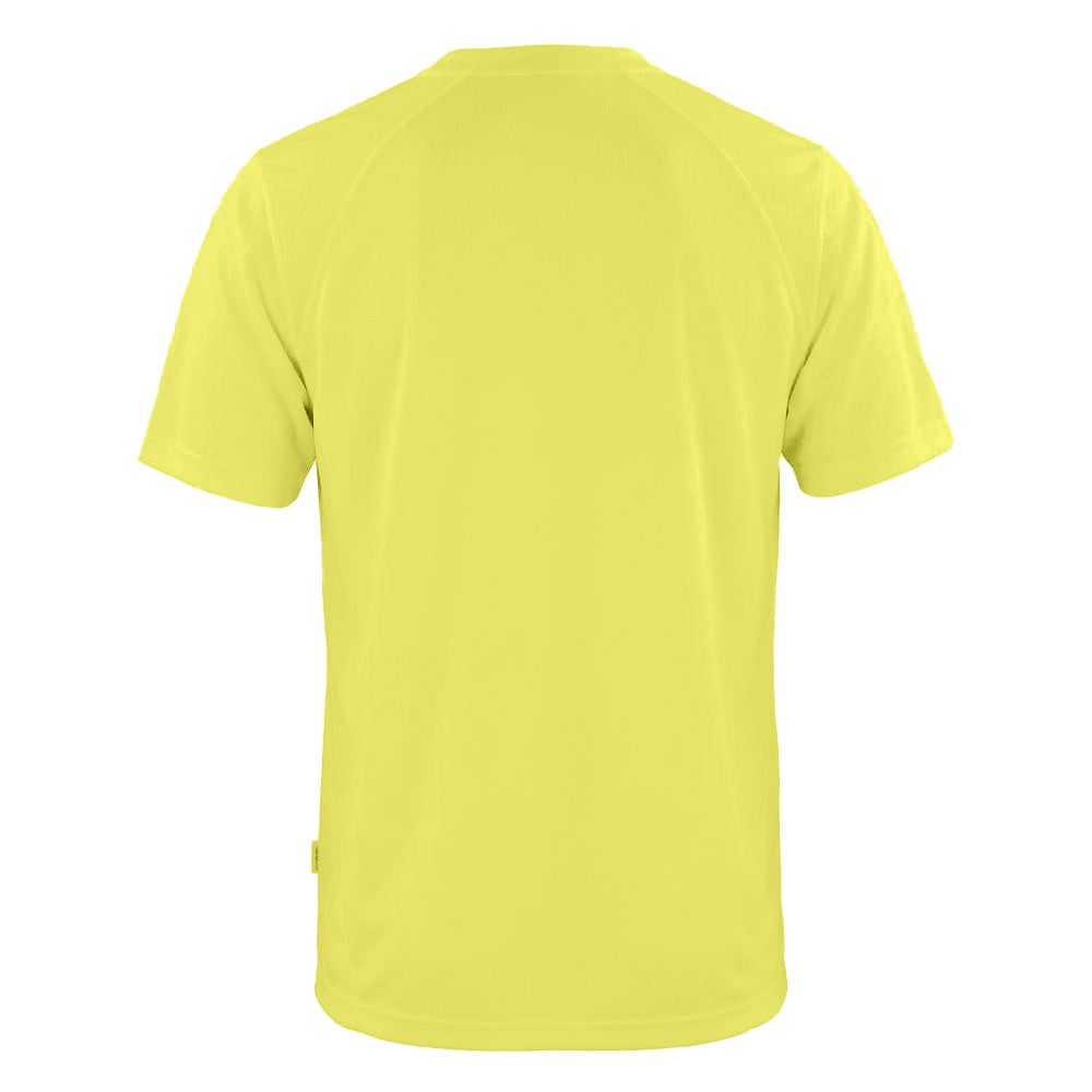 Lime - Back - Spiro Unisex Adult Performance Quick Dry T-Shirt