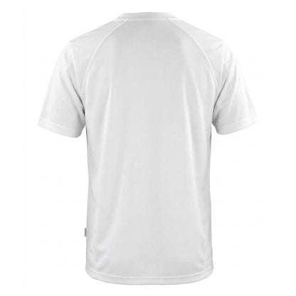 White - Back - Spiro Unisex Adult Performance Quick Dry T-Shirt