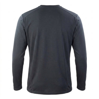 Black - Back - Spiro Mens Performance Long-Sleeved T-Shirt