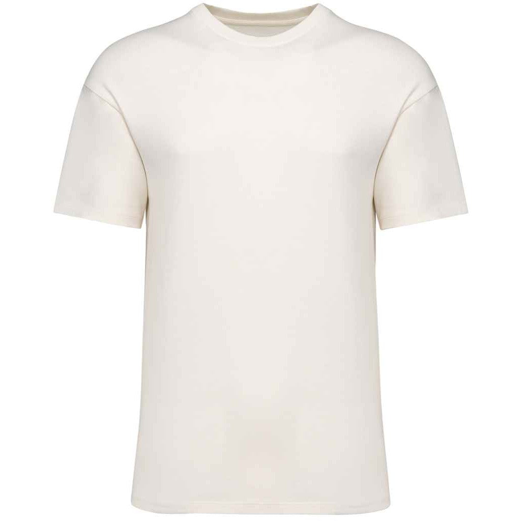 Ivory - Front - Native Spirit Unisex Adult Oversized T-Shirt