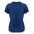 Navy-White - Back - Spiro Womens-Ladies Training T-Shirt