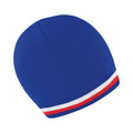 Blue-White-Red - Front - Result Winter Essentials Unisex Adult National France Beanie
