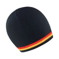 Black-Red-Gold - Front - Result Winter Essentials Unisex Adult National Germany Beanie