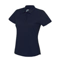 French Navy - Front - Awdis Womens-Ladies Moisture Wicking Lady Fit Polo Shirt