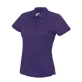 Purple - Front - Awdis Womens-Ladies Moisture Wicking Lady Fit Polo Shirt