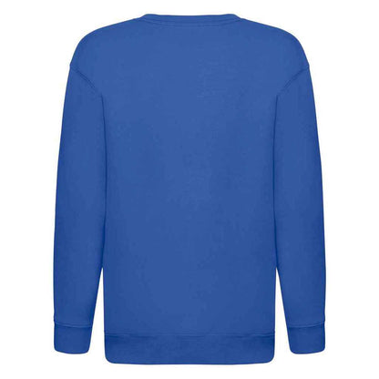 Royal Blue - Back - Fruit of the Loom Childrens-Kids Premium Drop Shoulder Sweatshirt