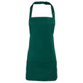 Burgundy - Front - Premier Colours 2 in 1 Full Apron