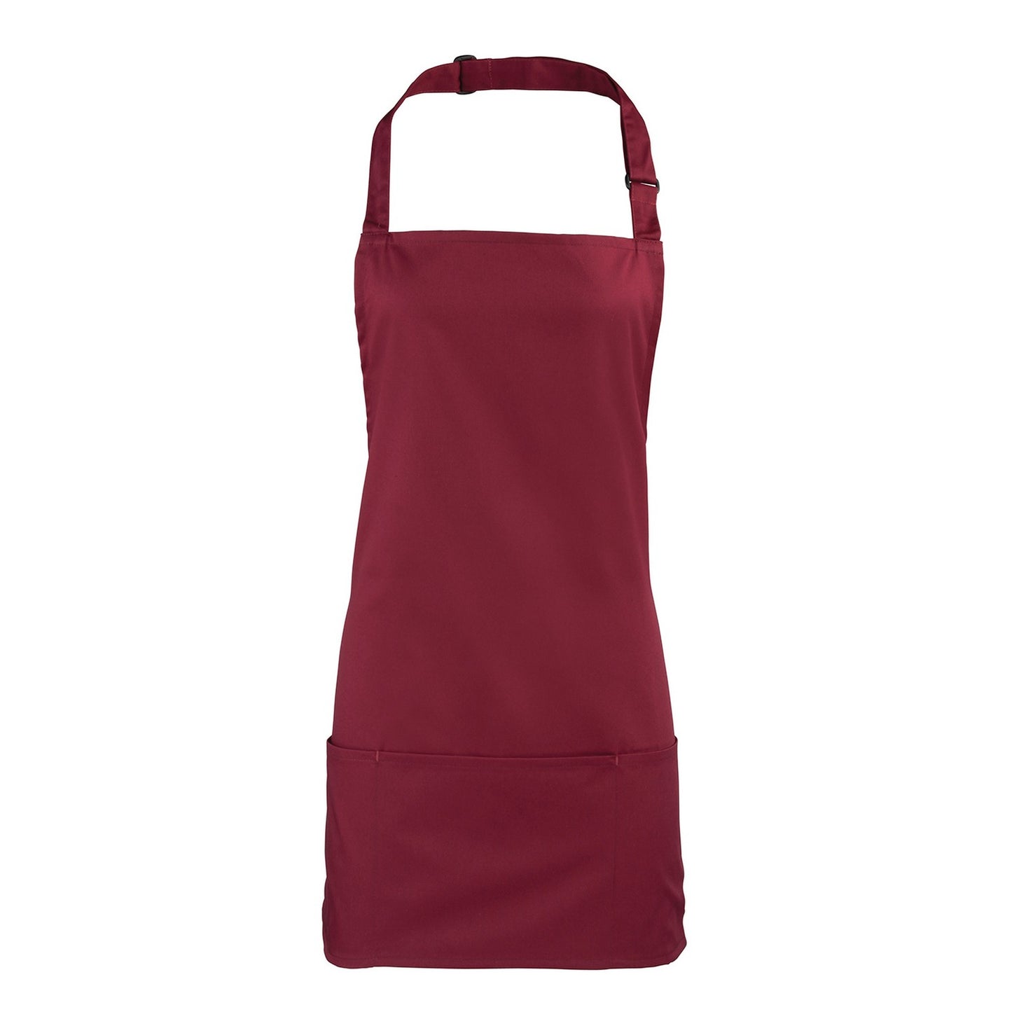 Burgundy - Front - Premier Colours 2 in 1 Full Apron
