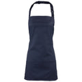 Navy - Front - Premier Colours 2 in 1 Full Apron
