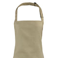 Khaki - Back - Premier Colours 2 in 1 Full Apron