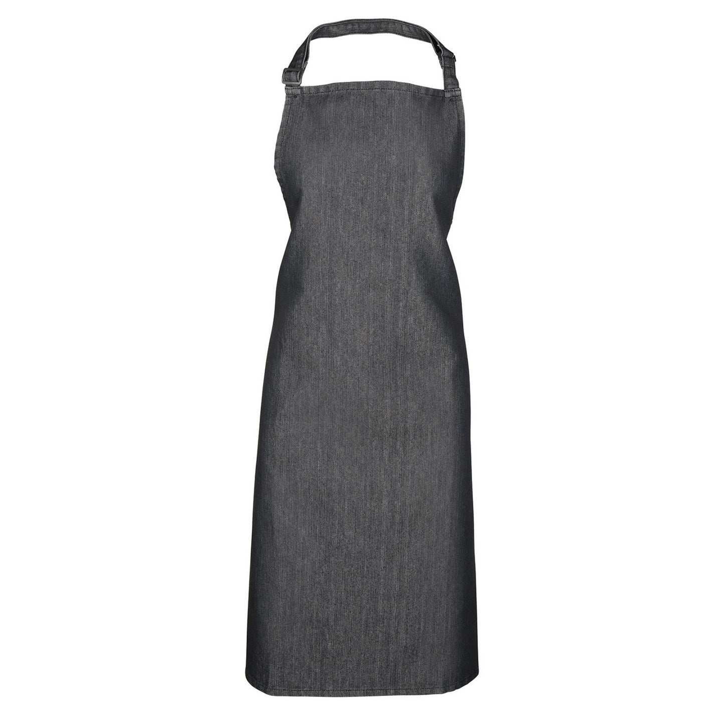 Black Denim - Front - Premier Unisex Adult Plain Apron