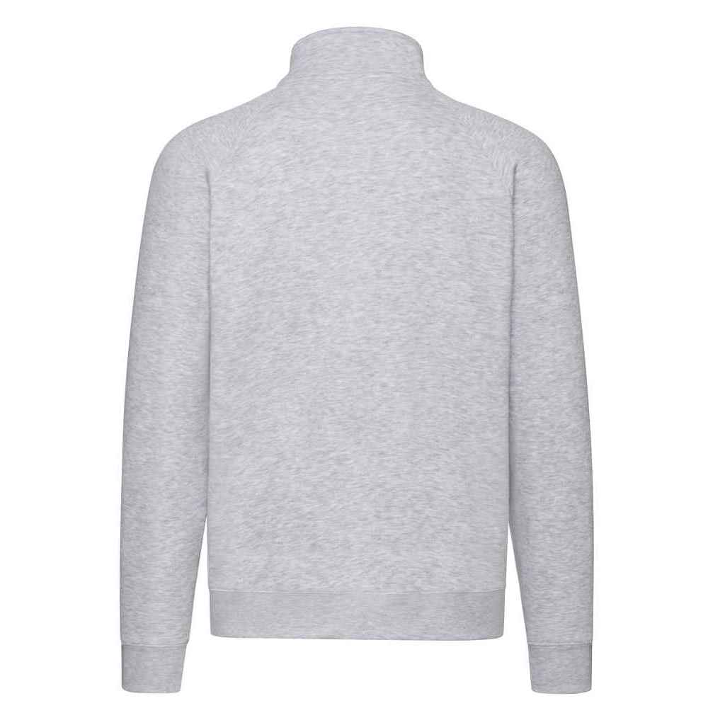 Heather Grey - Back - Fruit Of The Loom Mens Heather Premium Sweatshirt