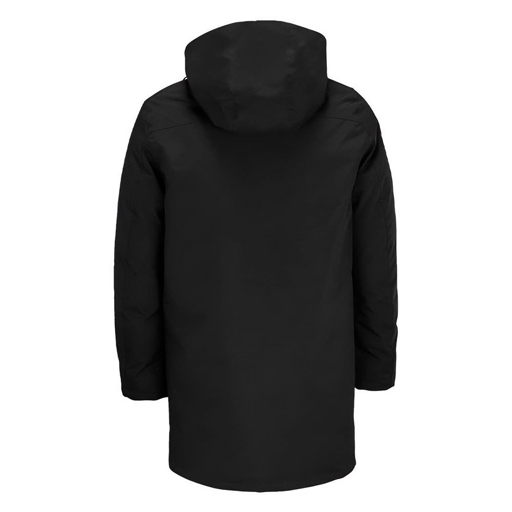 Deep Black - Back - NEOBLU Mens Alfi Warm Parka