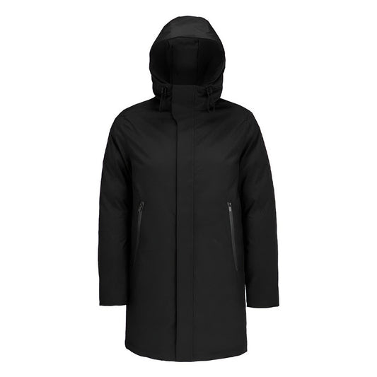 Deep Black - Front - NEOBLU Mens Alfi Warm Parka